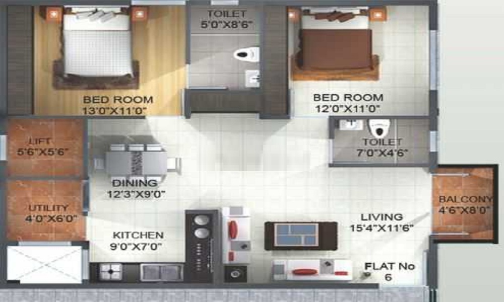 Alcons Ruby Floor Plan