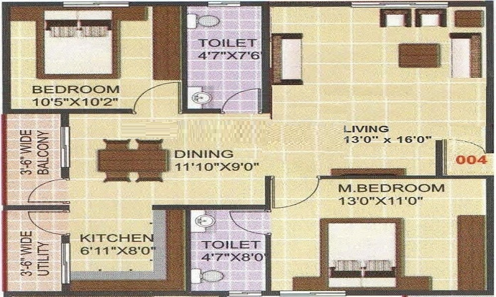 Alisha The Gallery Floor Plan