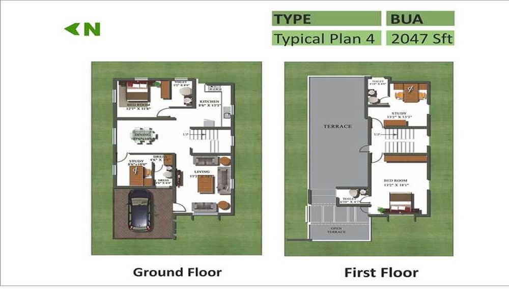 Amigo Kristal Chrysolite Floor Plan