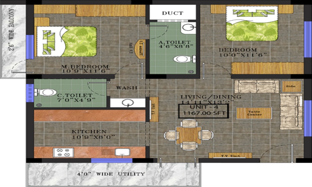 Anubhava Ishwerya Quartz Floor Plan