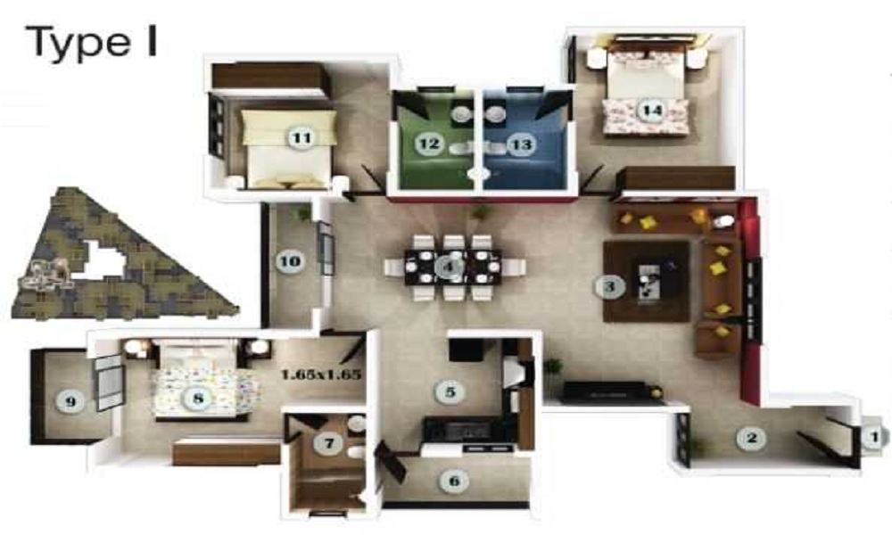 Aratt Adora Floor Plan