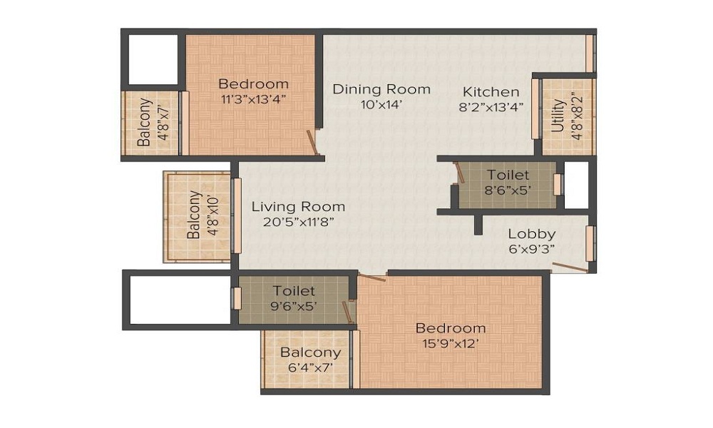 Architha Aithal Aarohi Floor Plan