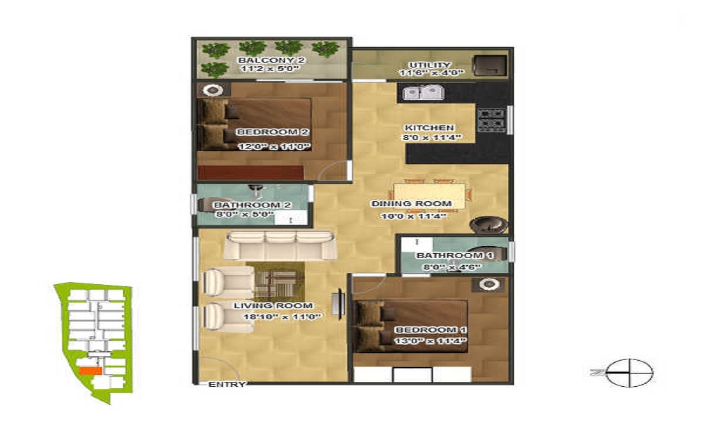 Ashrith RR Residency Floor Plan