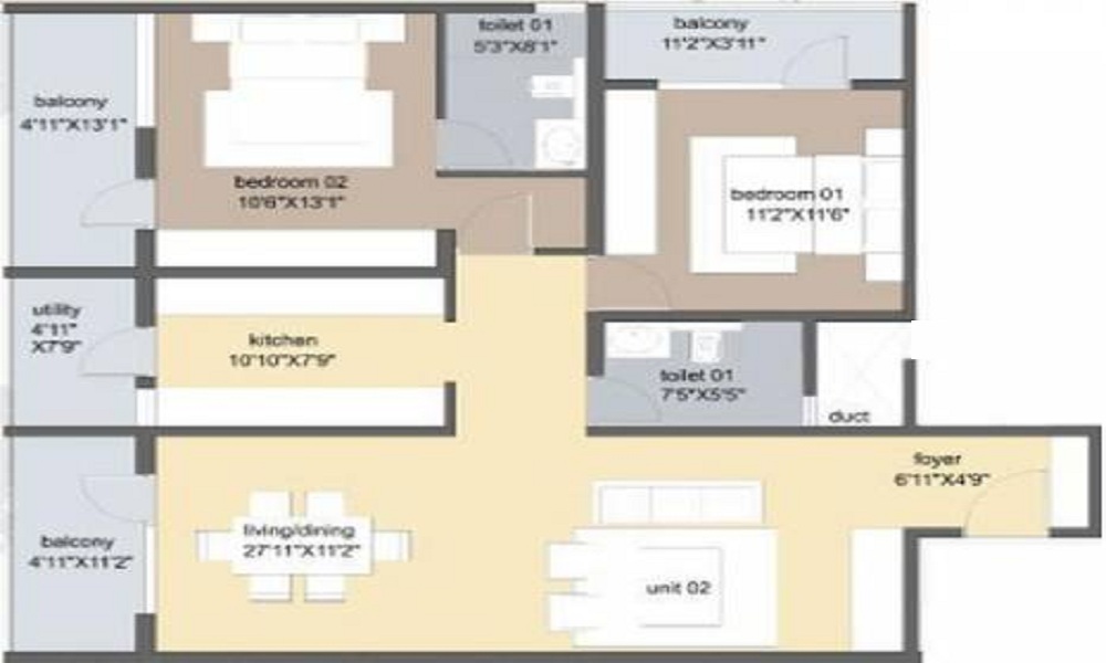 Axis Tuscan Terraces Floor Plan