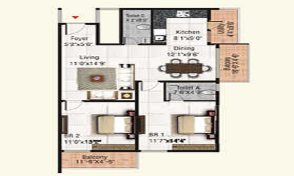 Elite Horamavu Floor Plan