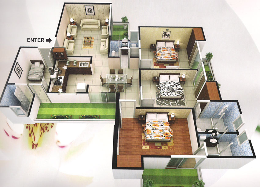 Brigade Orchid Floor Plan