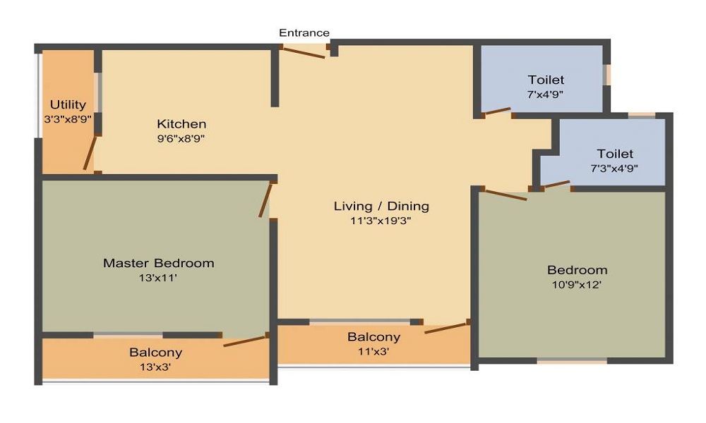 Cosmos Nandana Floor Plan