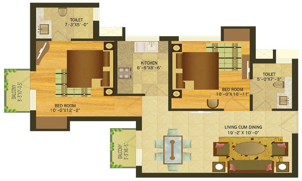 Saamag Ebony Greens Phase 2 Floor Plan