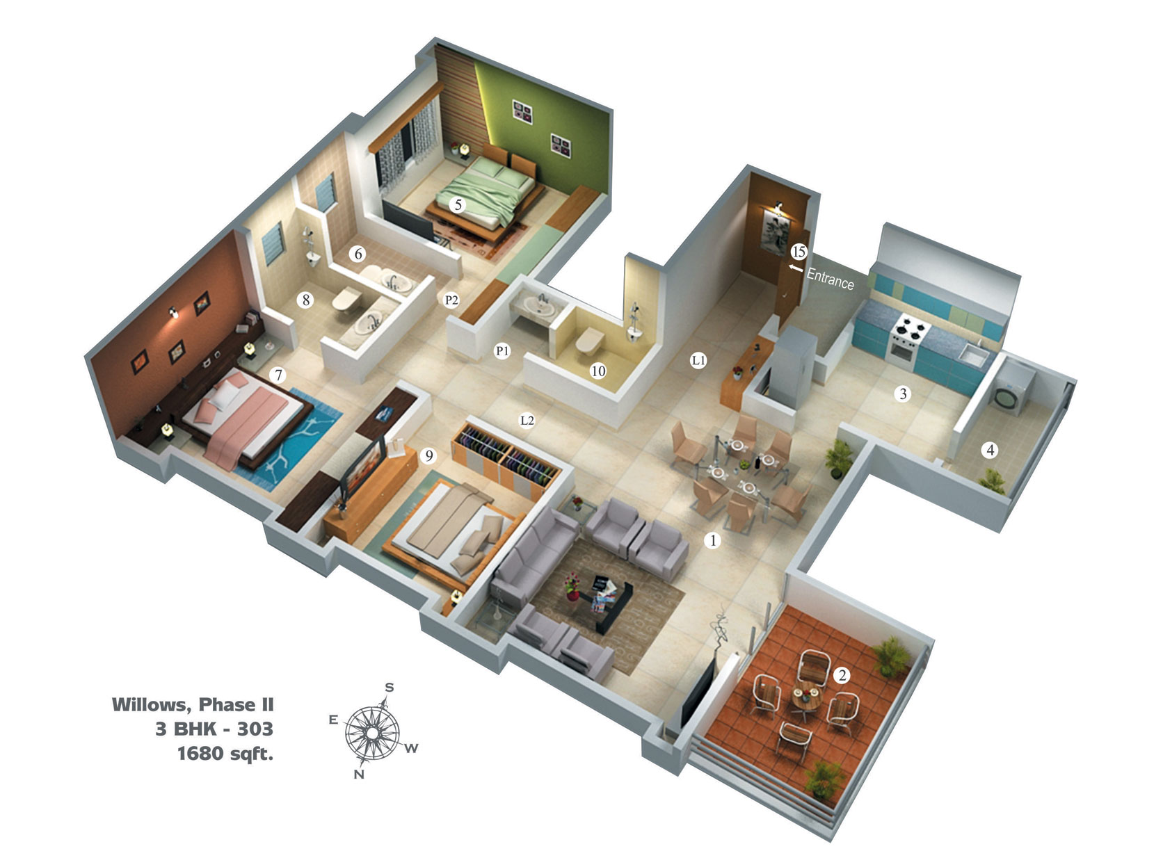 DS Max Saffron Floor Plan