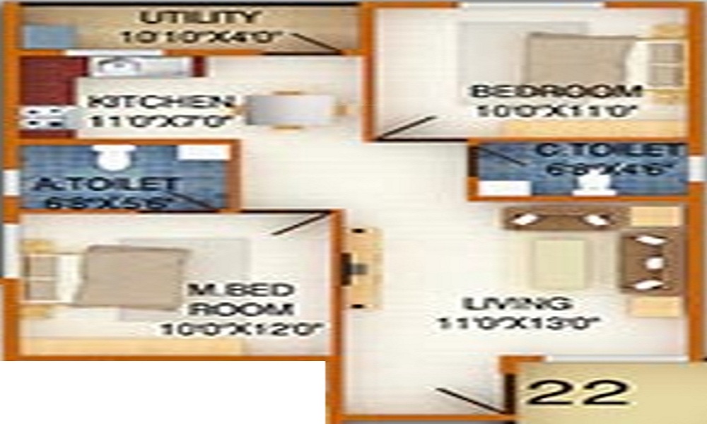 DS Max Silver Wood Floor Plan