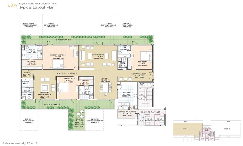 Salcon The Verandas Floor Plan
