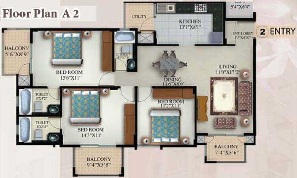 Galaxy Orchid Park Floor Plan