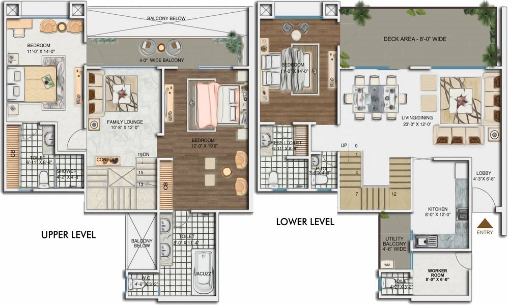 Aarcity Villas Floor Plan
