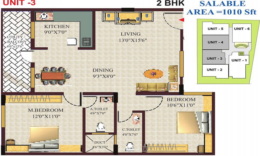GK SLV Villa Floor Plan