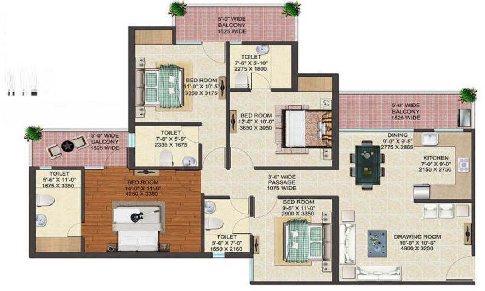 Gold Opus Floor Plan