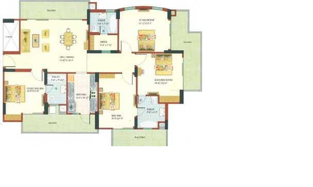 Sam Residency Floor Plan