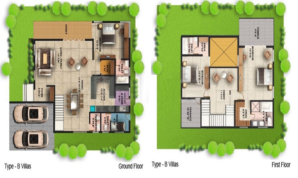 GR Sun Villas Floor Plan