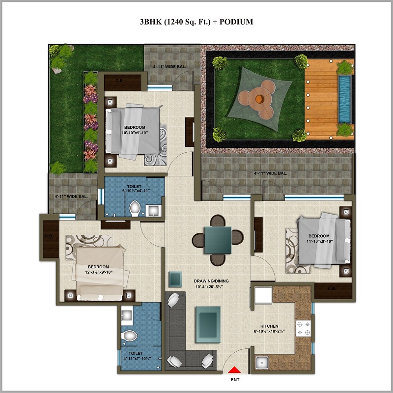 HM Symphony Concord Tower Floor Plan