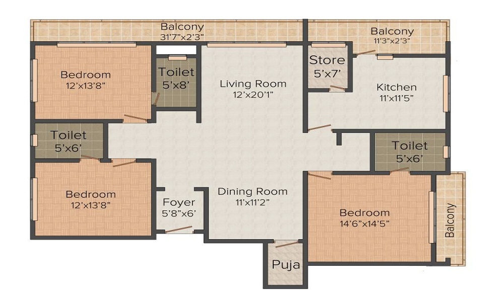 Indus Oasis Floor Plan