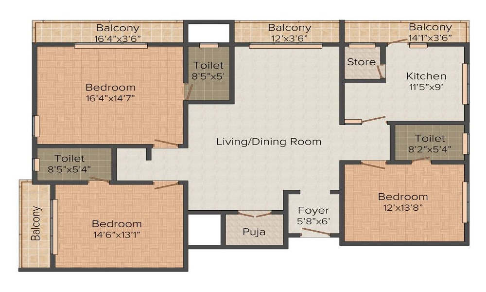 Indus Oasis Floor Plan