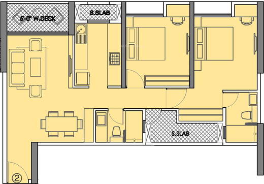 KV Lake Front Floor Plan