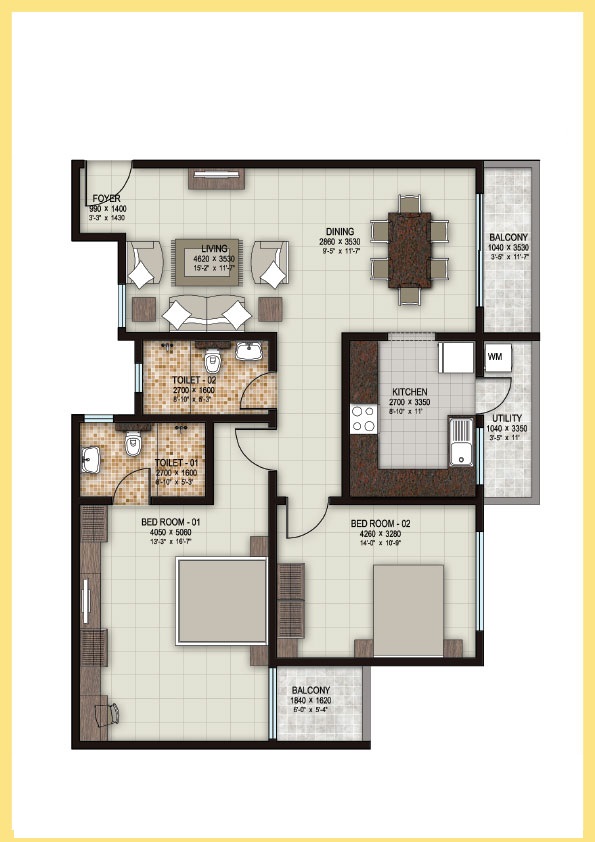 Agarwal Aditya Mega City Floor Plan