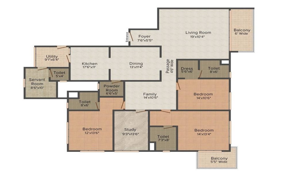 Mantri Blossom Floor Plan