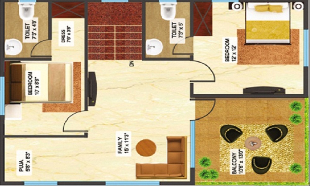 Mayur Orchids Floor Plan