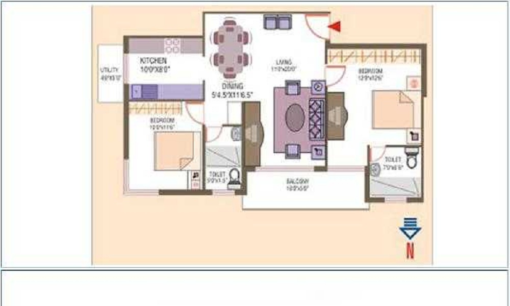 Mehta Rajeshwari Paradise Floor Plan