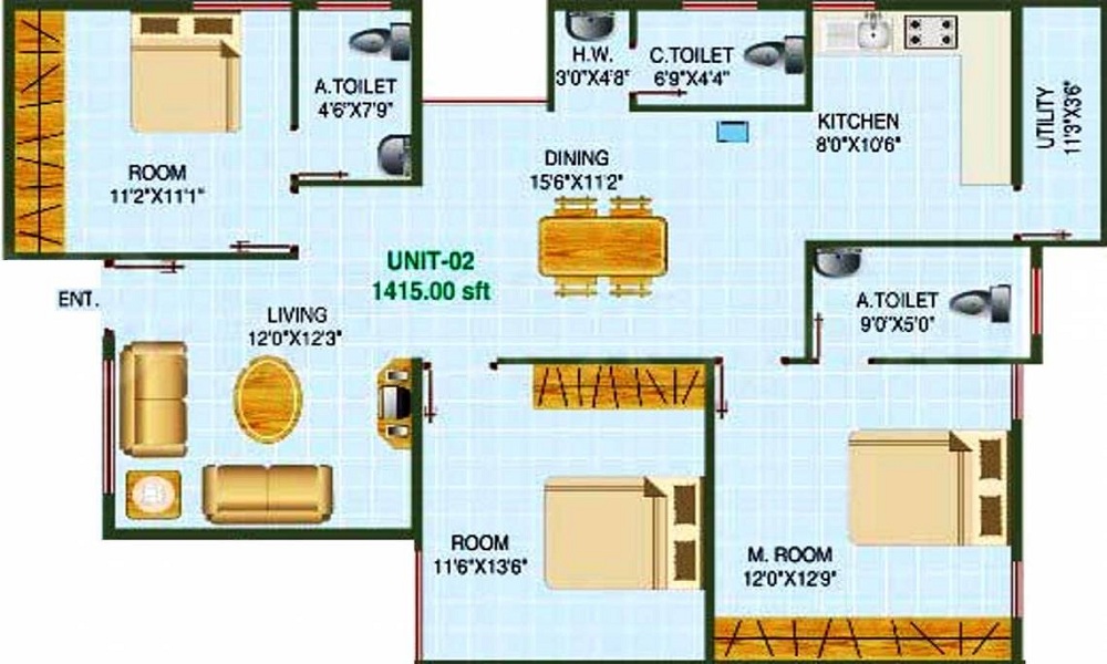 Nandi Dream Homes Floor Plan