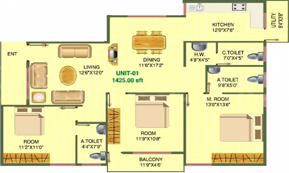 Nandi Dream Homes Floor Plan