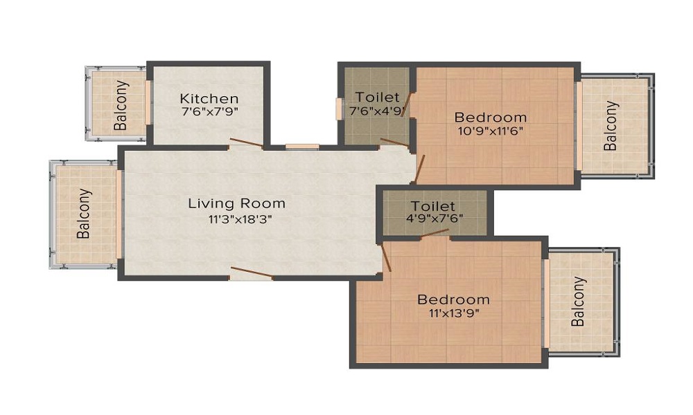 Lotus Greens Floors Floor Plan