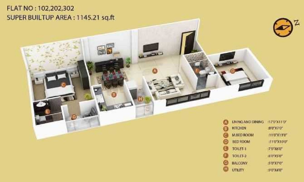 NHP Samskruthi Floor Plan