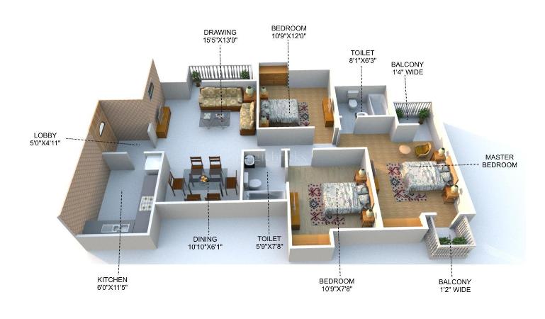 Nitesh Wimbledon Park Floor Plan