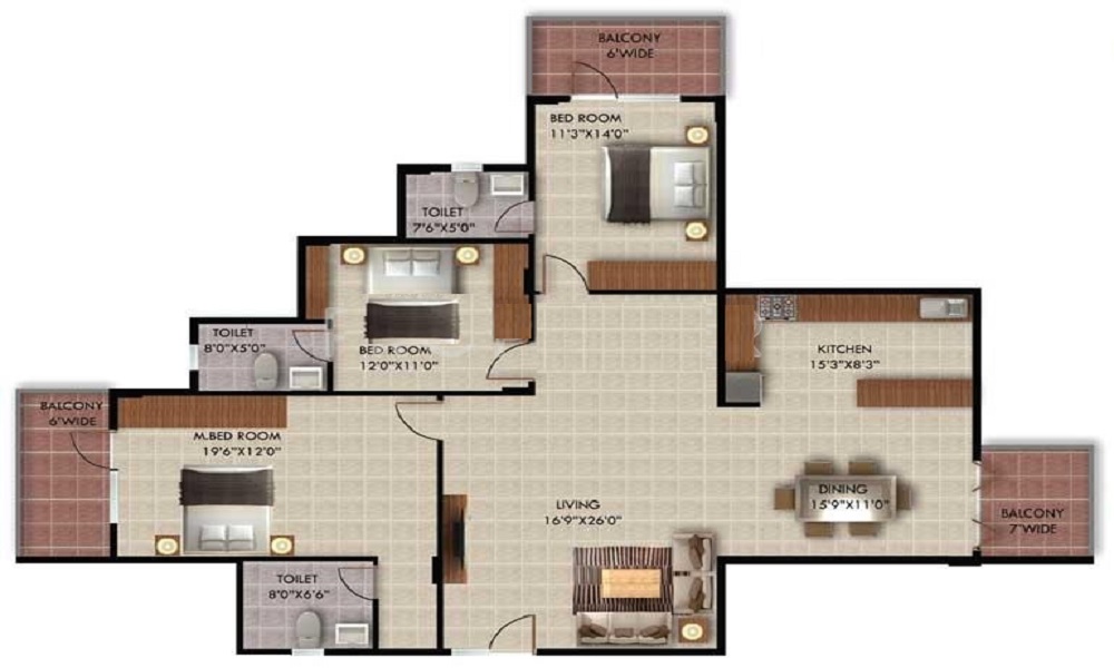NR Springwoods Floor Plan