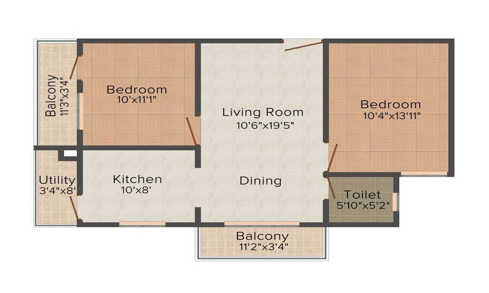 Oceanus Viola Floor Plan