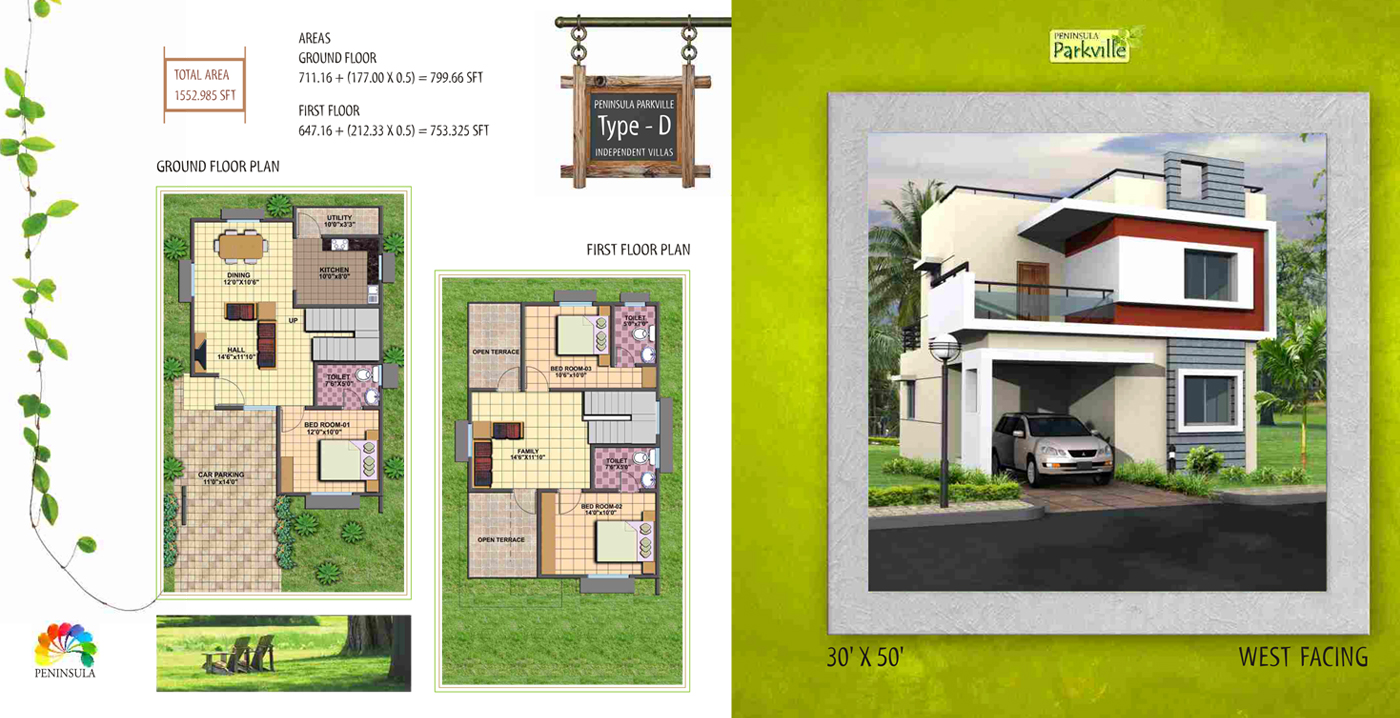 Peninsula Parkville Floor Plan