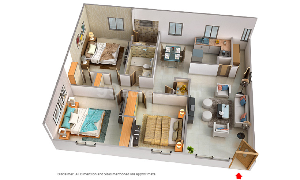 Prestige Greenwoods Floor Plan