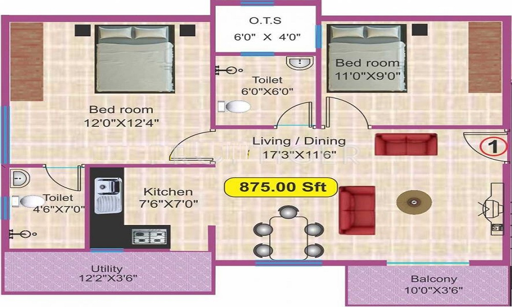 Pruthvi Homes Floor Plan