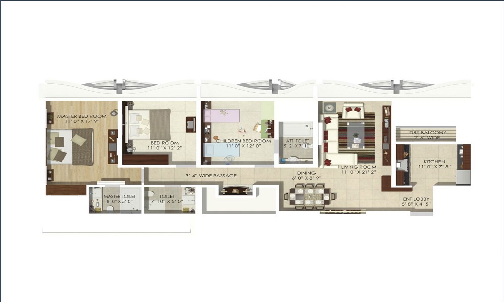 Renaissance Mangalam Floor Plan