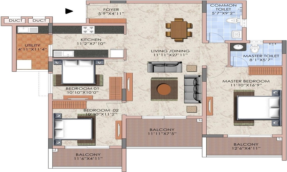 Renaissance Woods 2 Floor Plan