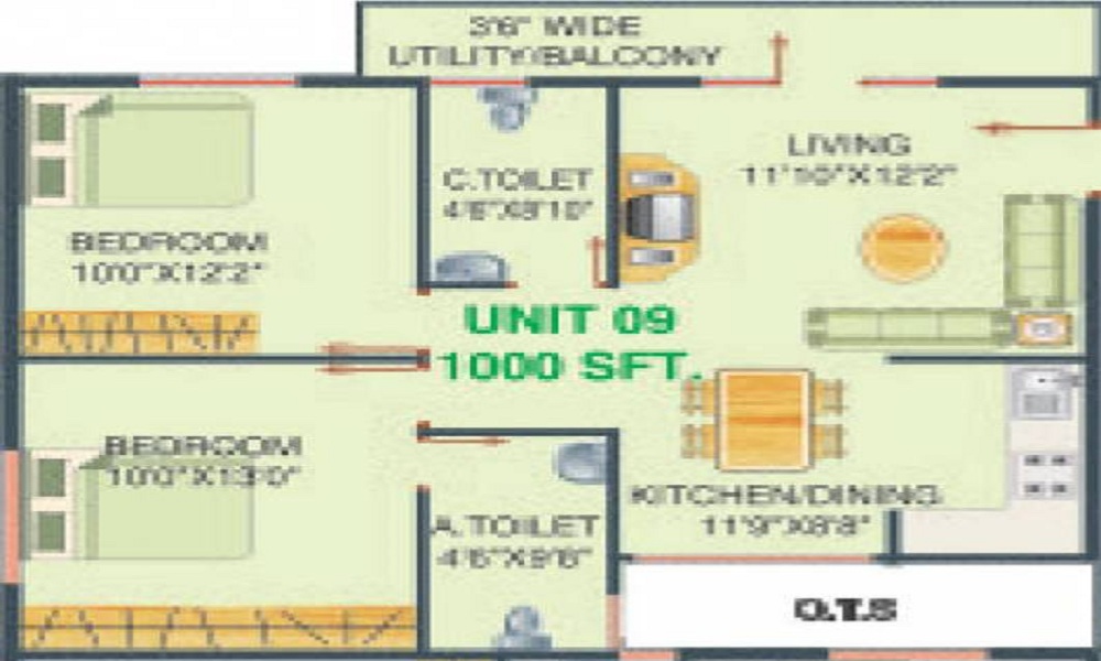 Sai Sumukha Meadows Floor Plan