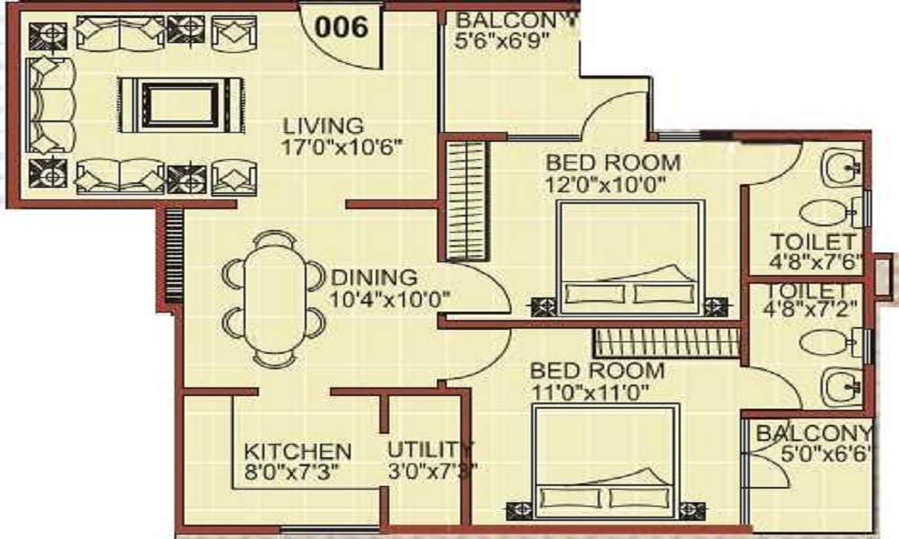 Sai Teja Solace Floor Plan