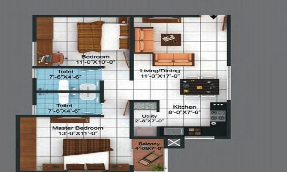 Sampurna Bhoomika Ocean Floor Plan