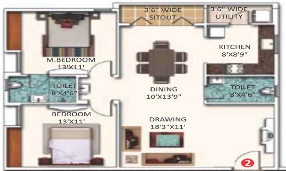 Saroj Dynasty Floor Plan
