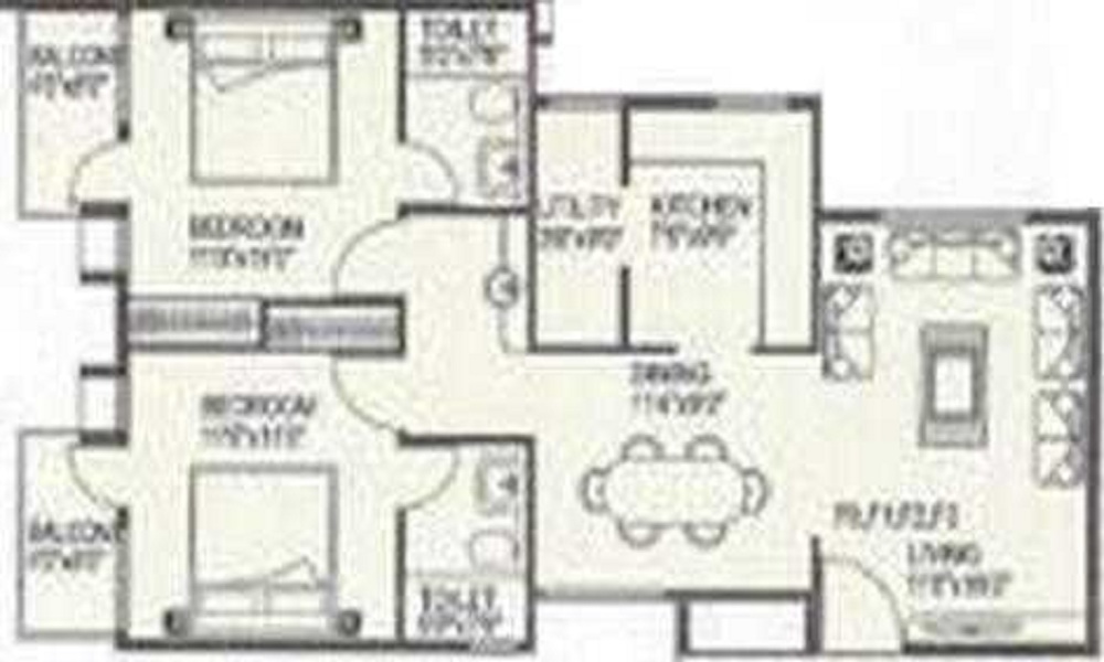 Shakthi High Lands Floor Plan