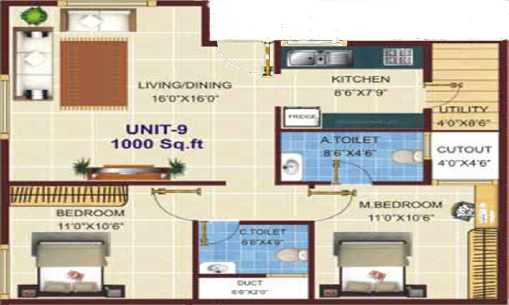 Shivaganga Bliss Floor Plan