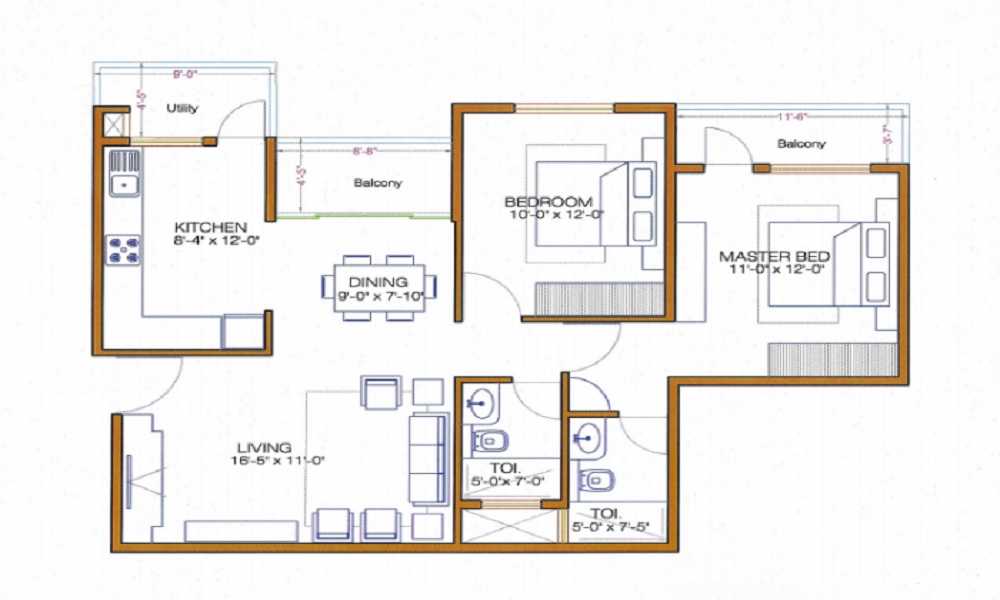 Shri Diya Viola Floor Plan