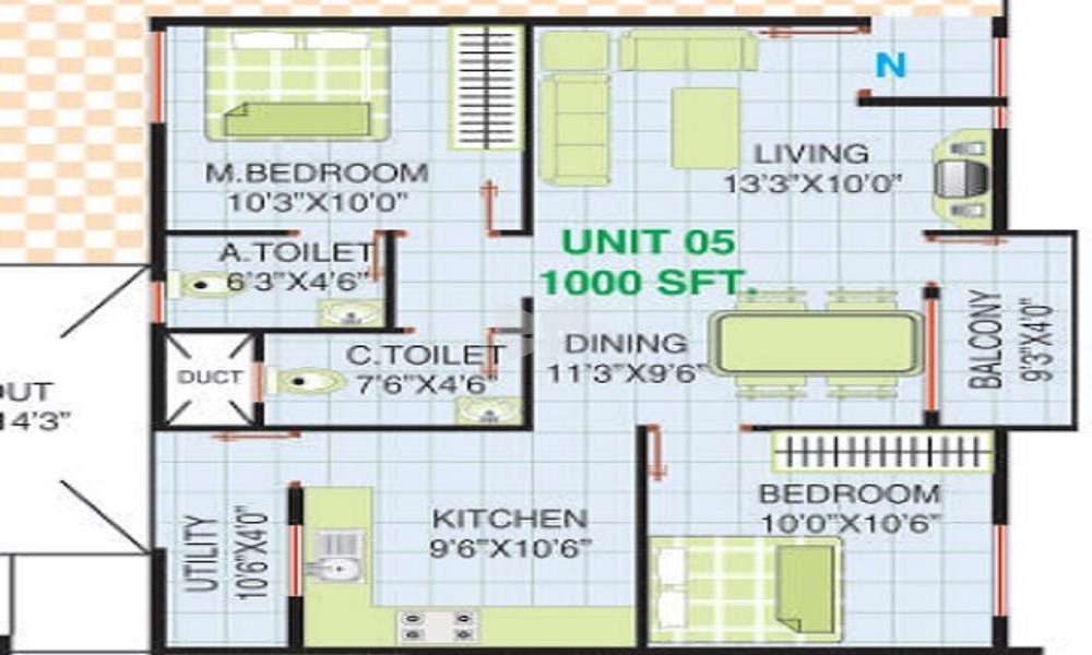 Siri Asphire Floor Plan