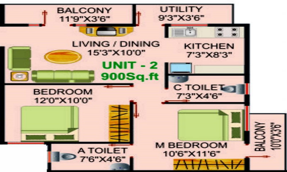 Siri Skanda Enclave Floor Plan